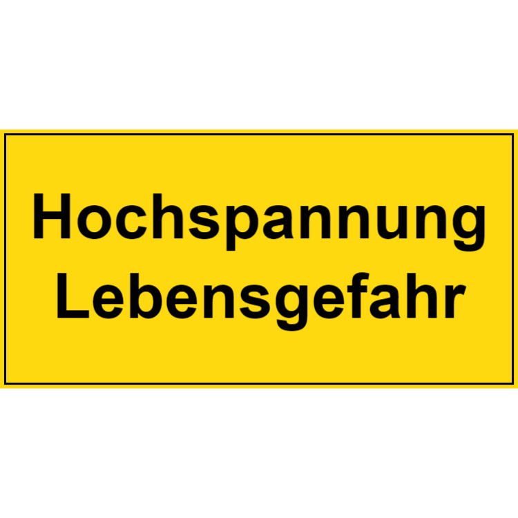 Hochspannung Lebensgefahr 3