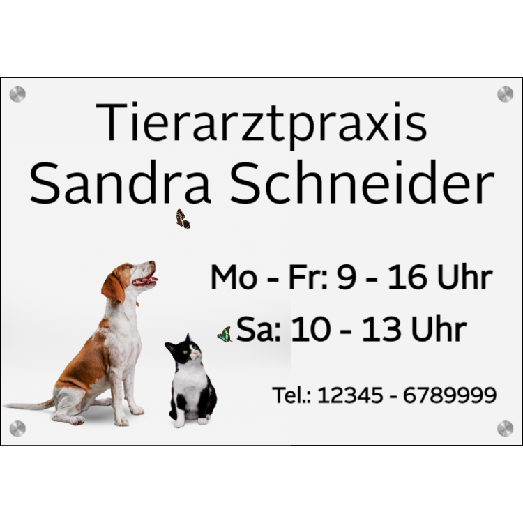 Praxisschild