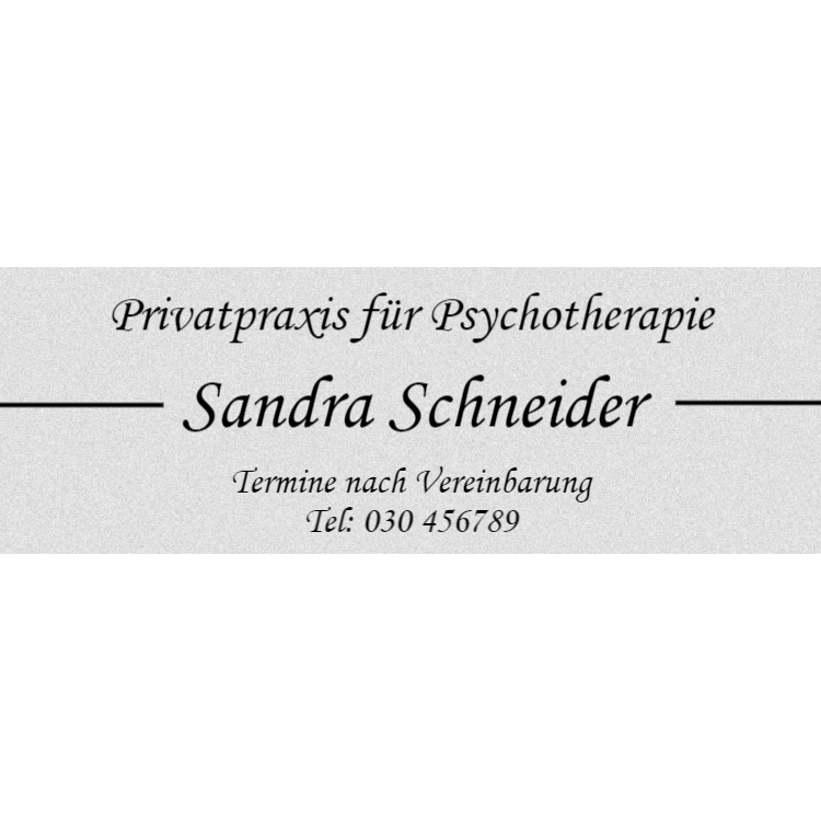 Praxisschild