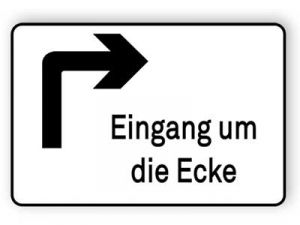 Eingang um die Ecke (rechte)