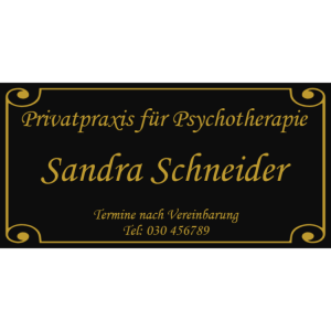 Praxisschild