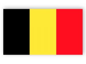 Belgien Flagge - Aufkleber