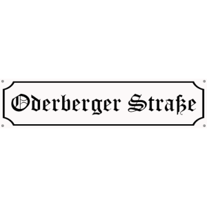 Straßenschild