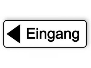 Schild, Ausgang