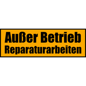 Außer Betrieb Reparaturarbeiten